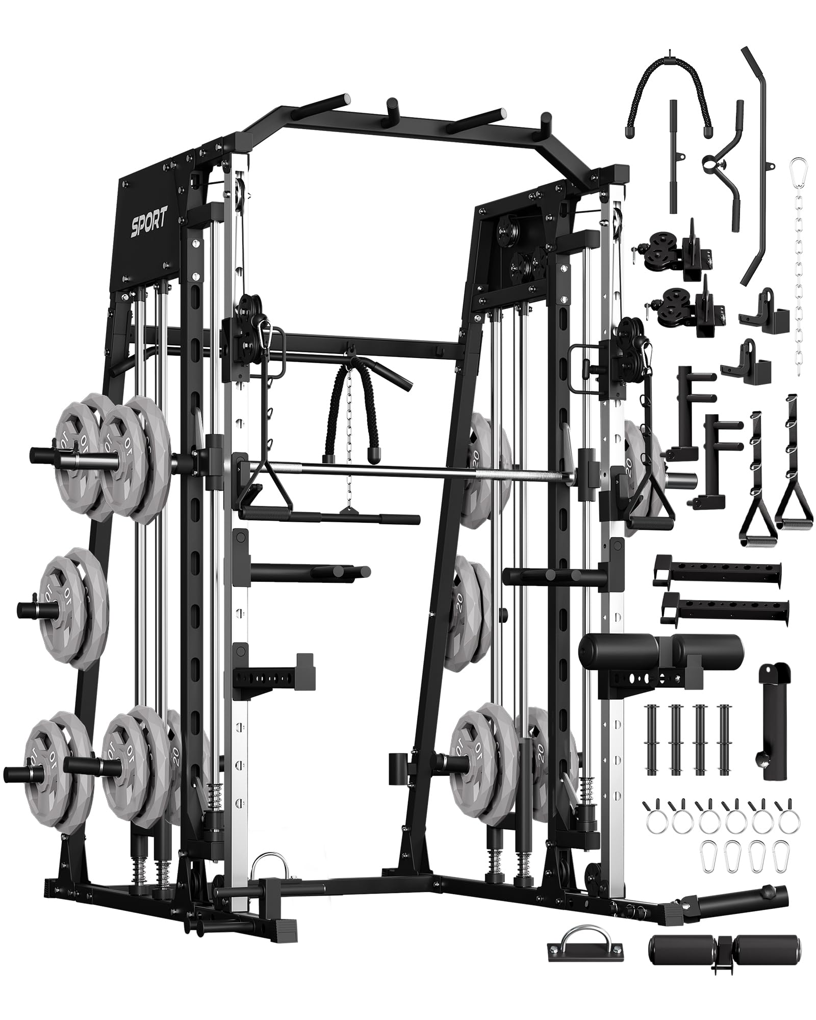 Home Gym One Machine - 스미스 머신 홈 짐 올인원, 2200LBS