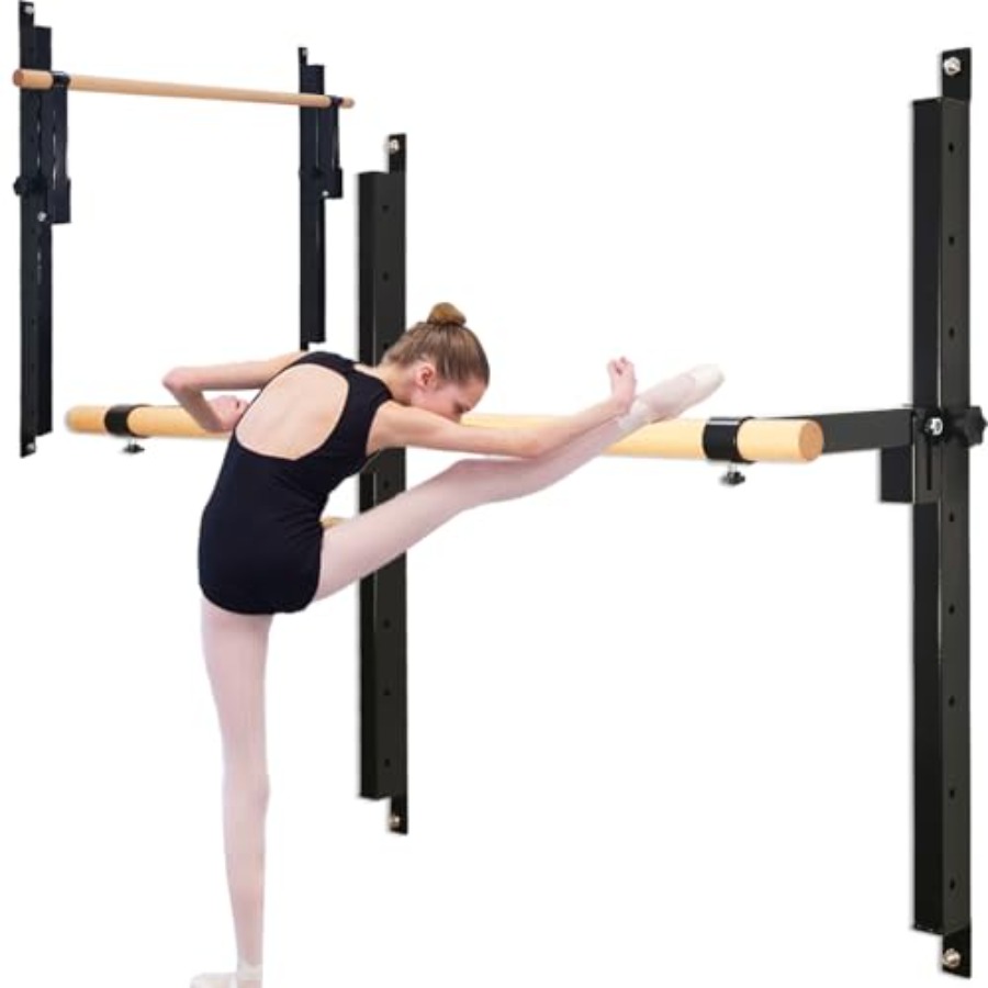 Home Gym Foldable - 벽걸이형 발레 바 4피트 5피트 높이