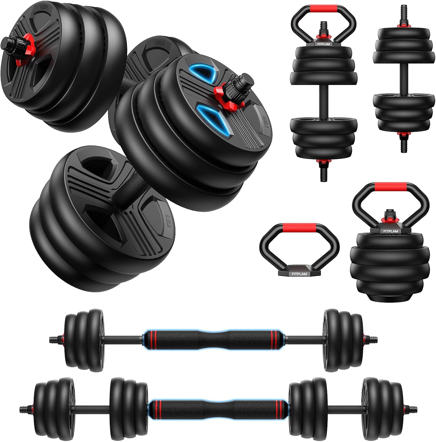 Home Gym Used - 조절 가능한 덤벨 세트, 44파운드 무게의