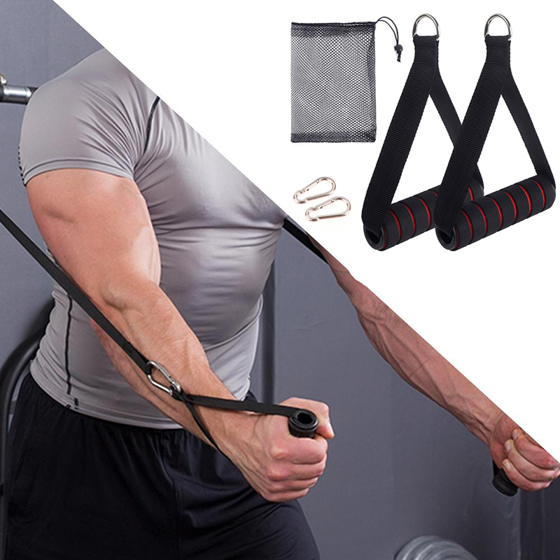 Home Gym Cable - 【F】견고한 케이블 머신 손잡이, D형 고리가