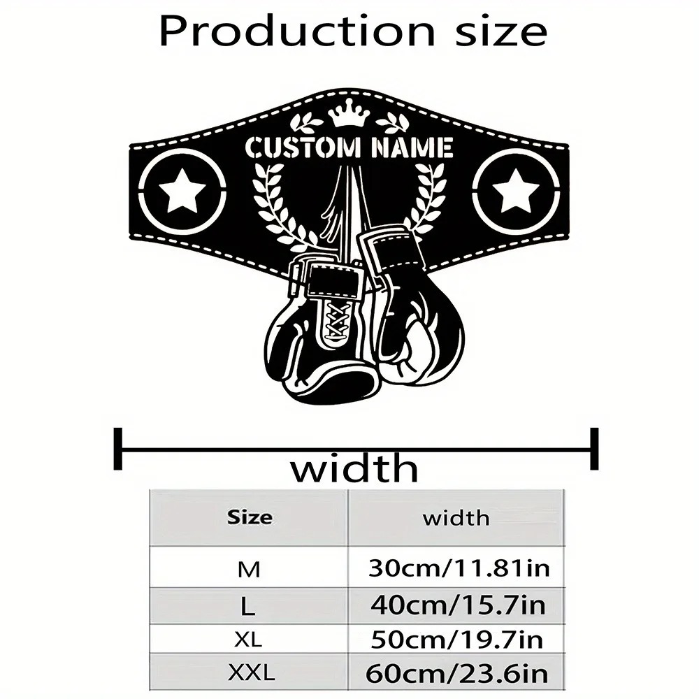 Home Gym Names - 1개 2D 평면 맞춤형 복싱 글러브