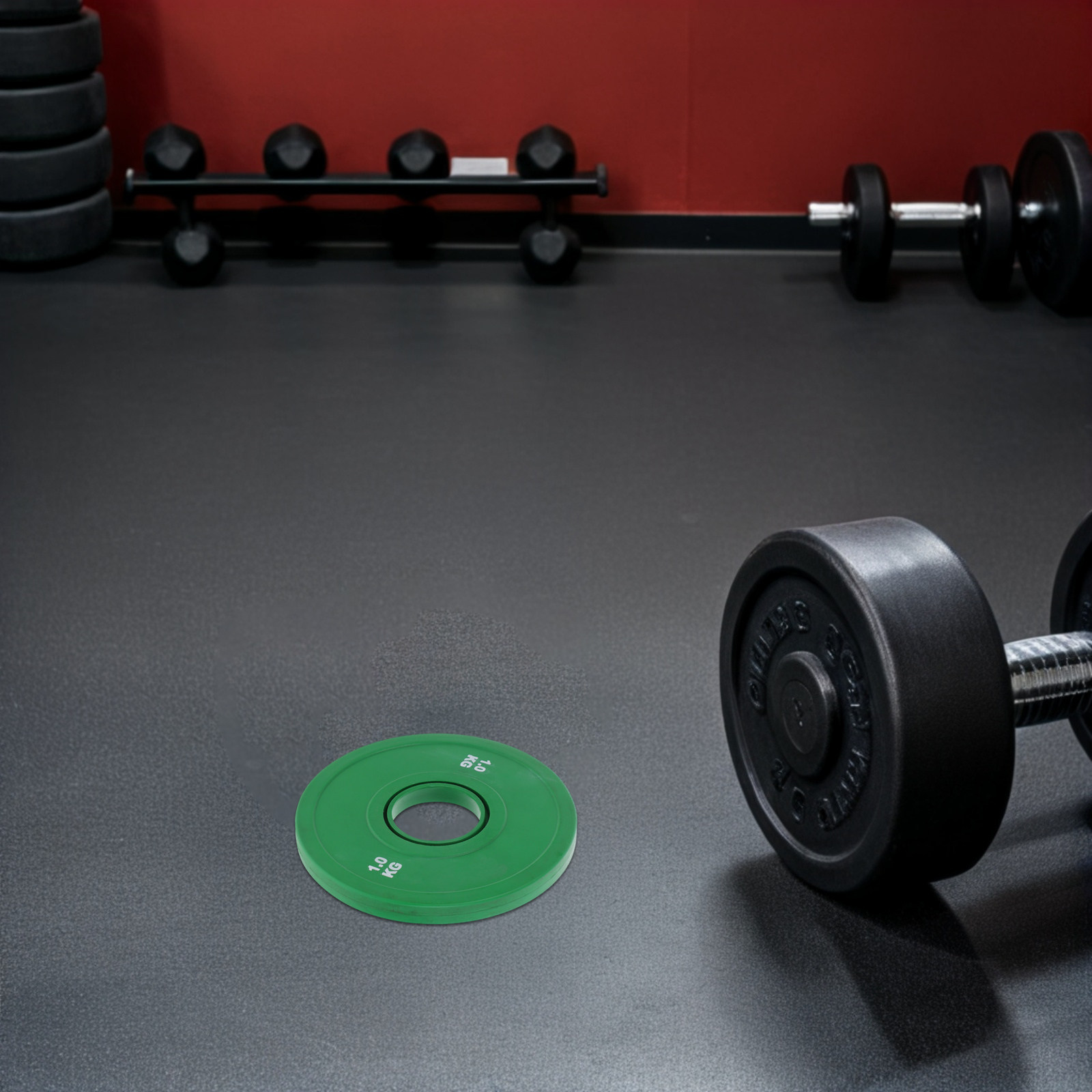 Weight Plate Bumper - 고무 웨이트 플레이트 바벨 1kg 컬러