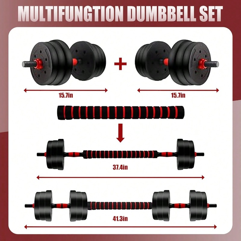 조절 가능한 덤벨 세트, 44lbs 프리 웨이트 덤벨, - Home Gym Used 리뷰 및 가격