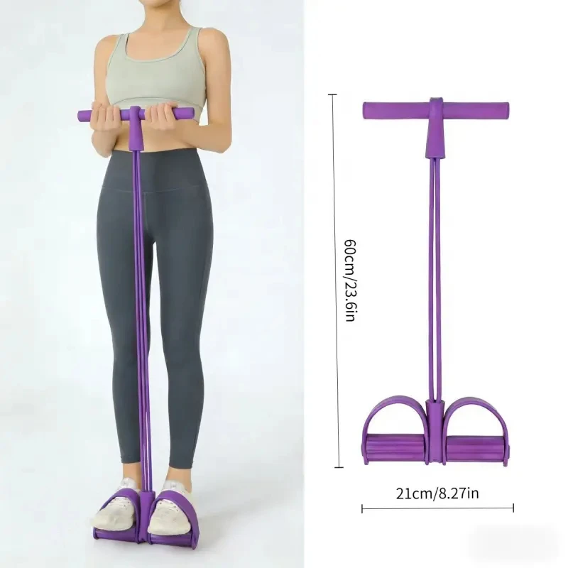 4개의 저항 밴드가 있는 탄성 풀 로프 트레이닝 기구, - Home Gym Used 리뷰 및 가격