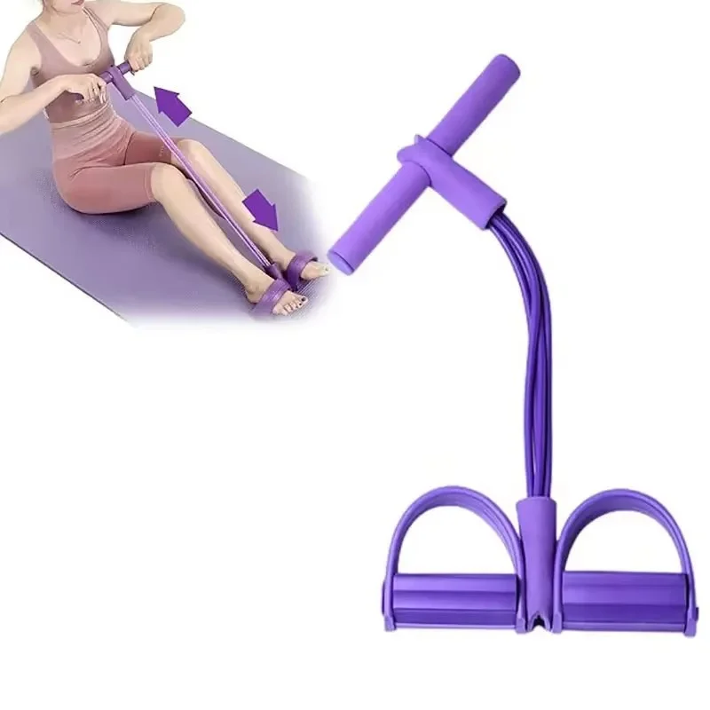 4개의 저항 밴드가 있는 탄성 풀 로프 트레이닝 기구, - Home Gym Used 리뷰 및 가격