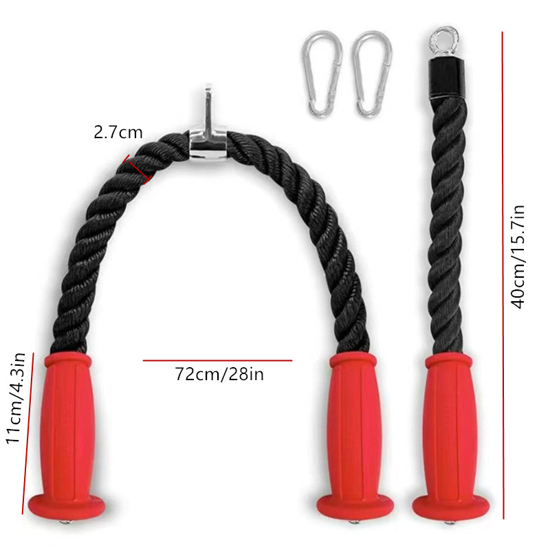 인체공학적 논슬립 트라이셉 로프 케이블 부착물 - 홈짐 - Home Gym Cable 리뷰 및 가격