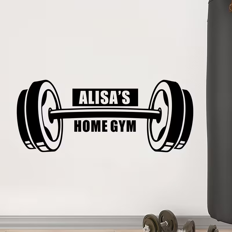개인 이름을 새겨 넣어 집 안의 헬스 공간을 꾸밀 수  - Home Gym Names 리뷰 및 가격