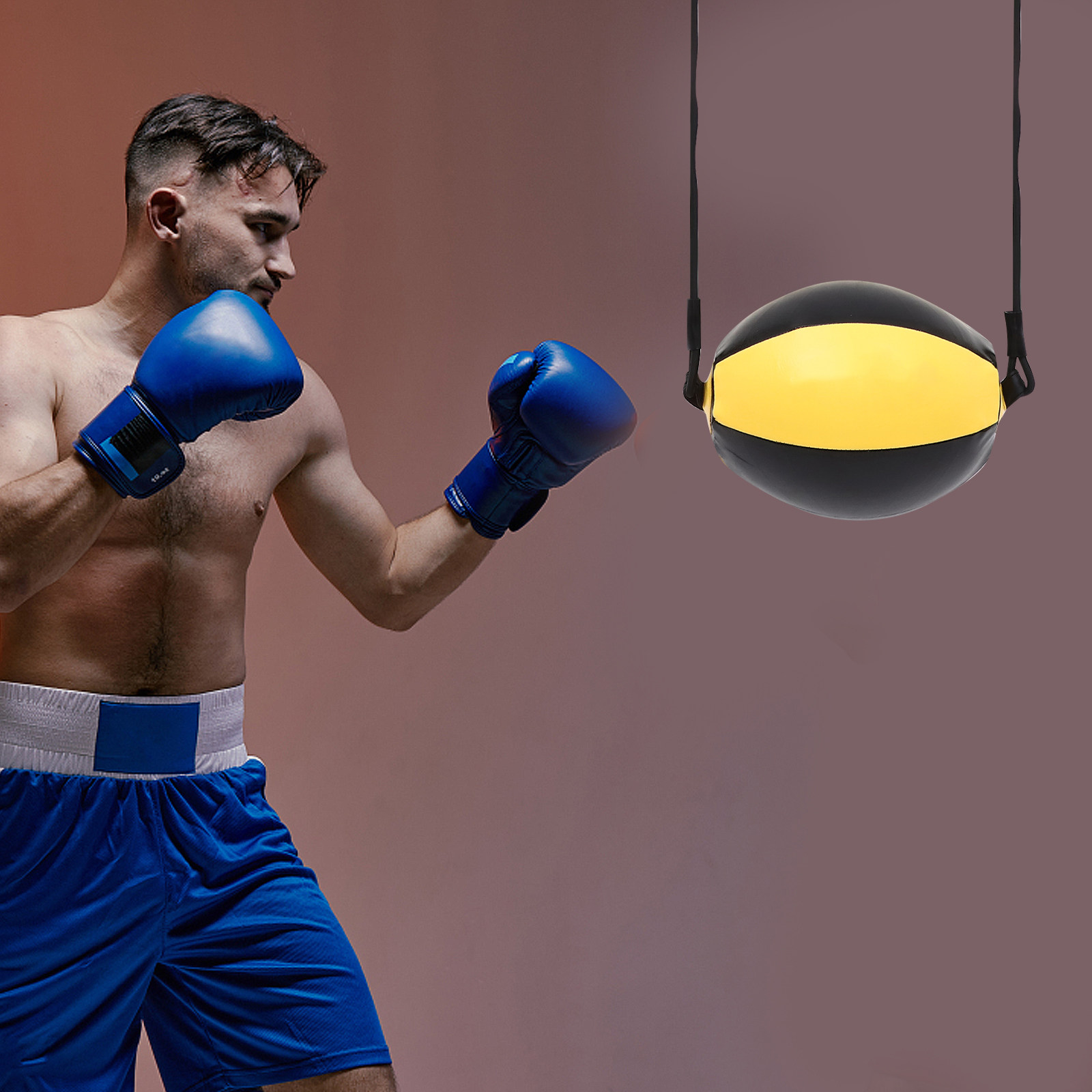 양방향 볼 복싱 스피드볼 블랙 옐로우 휴대용 훈련 펀칭 - Speed Bag Boxing 리뷰 및 가격