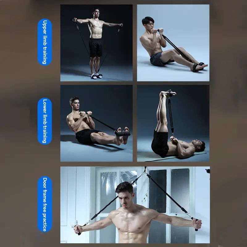 페달 텐션 로프 풀러 운동 집에서 다기능 피트니스 운동 - Home Gym Studio 리뷰 및 가격