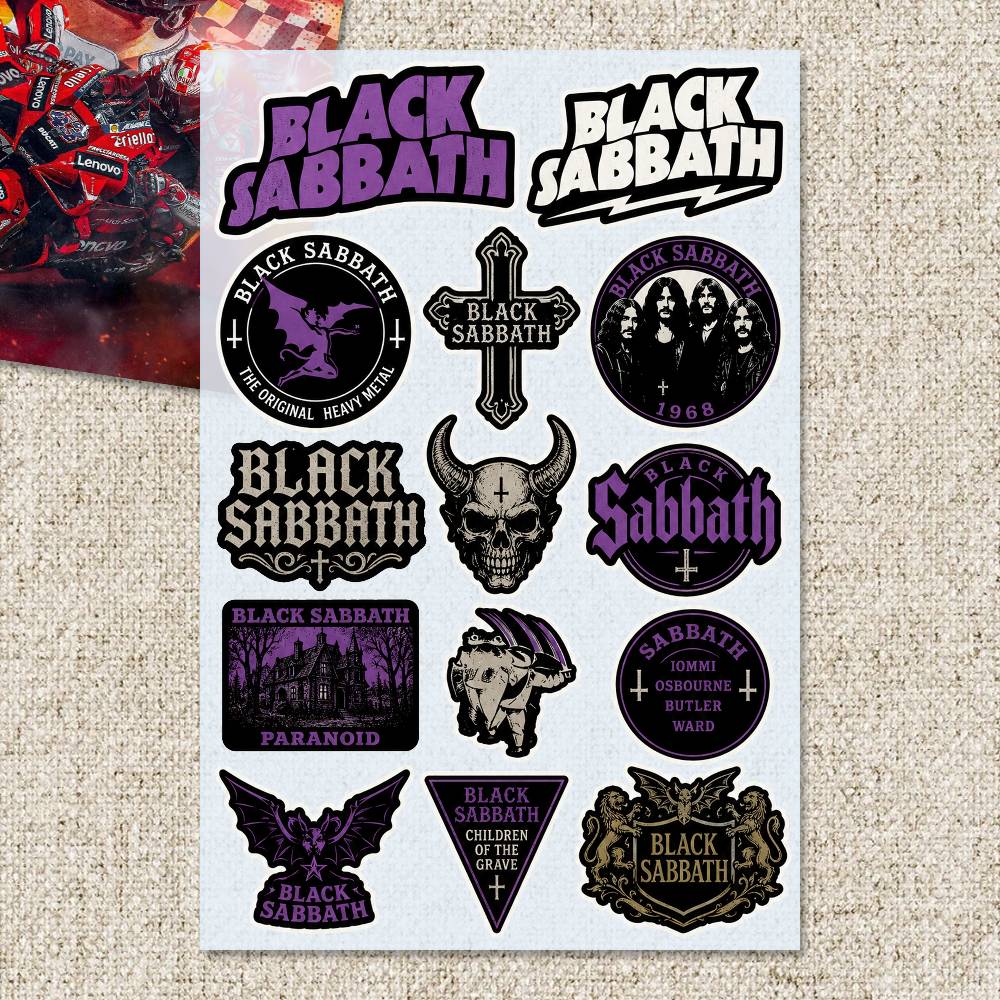 B-LACK S-ABBATH 스티커 모토 스티커 자동차 - Weight Plate Bumper 리뷰 및 가격