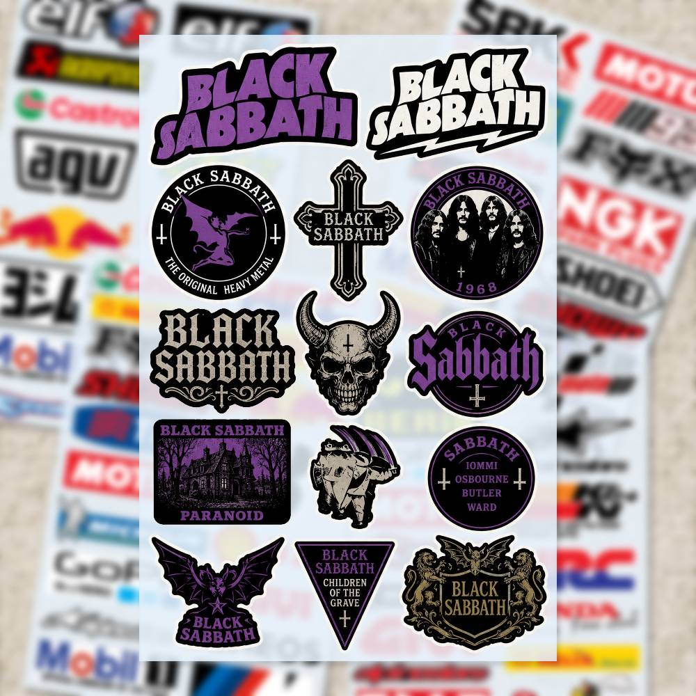 B-LACK S-ABBATH 스티커 모토 스티커 자동차 - Weight Plate Bumper 리뷰 및 가격