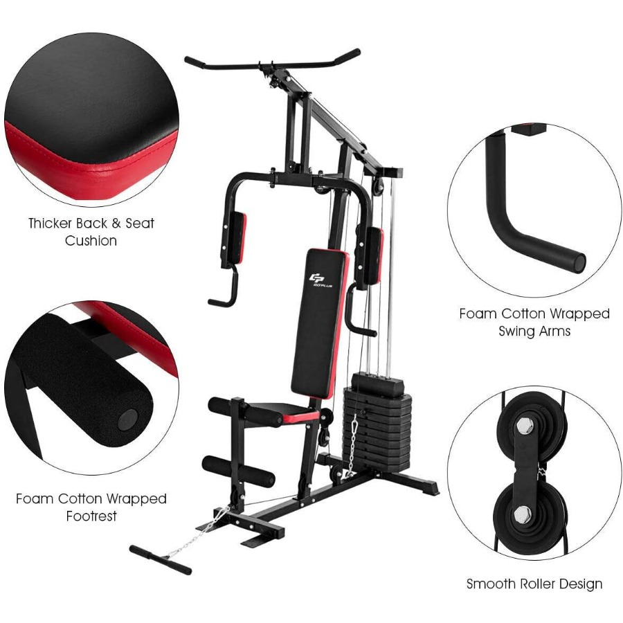 다기능 홈 짐 시스템, 100파운드 무게의 웨이트 스택 - Home Gym Lat Pulldown 리뷰 및 가격