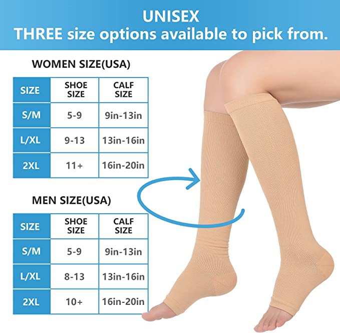 열린 발가락 무릎 높이 종아리 압박 양말 남성용, 정맥 - Seated Calf Raise 리뷰 및 가격