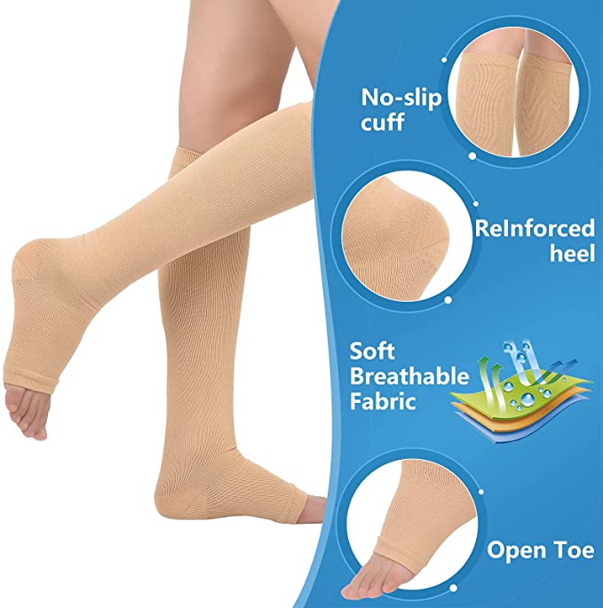 열린 발가락 무릎 높이 종아리 압박 양말 남성용, 정맥 - Seated Calf Raise 리뷰 및 가격