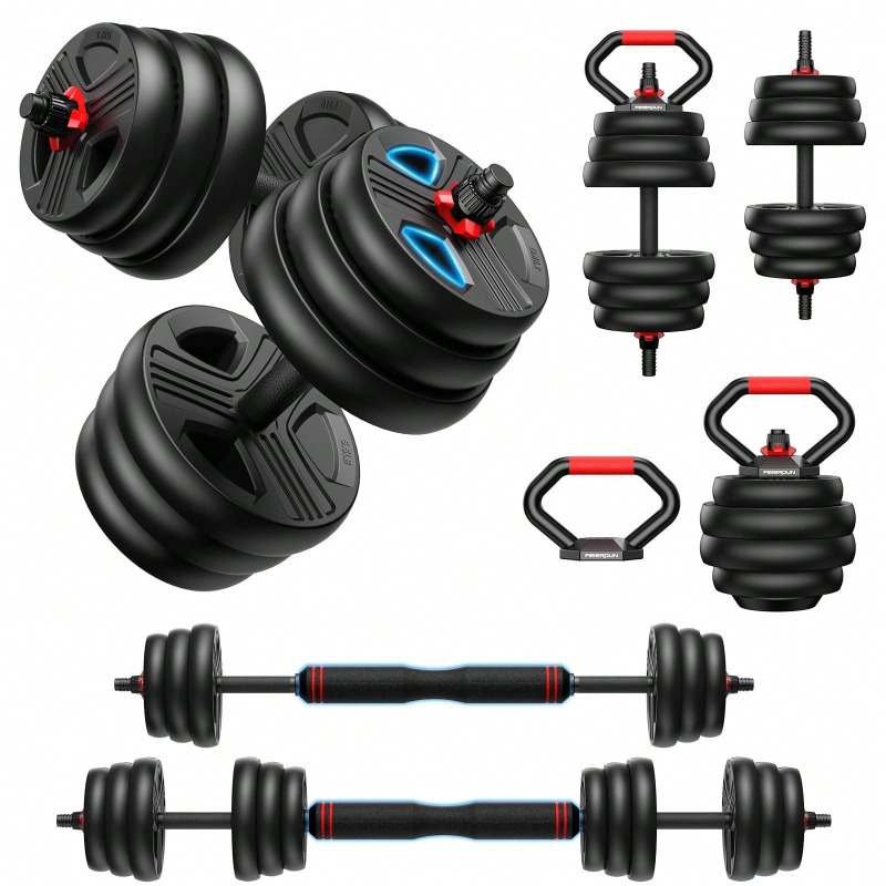 조절 가능한 덤벨 세트, 업그레이드된 너트가 포함된 4 - Home Gym Used 리뷰 및 가격