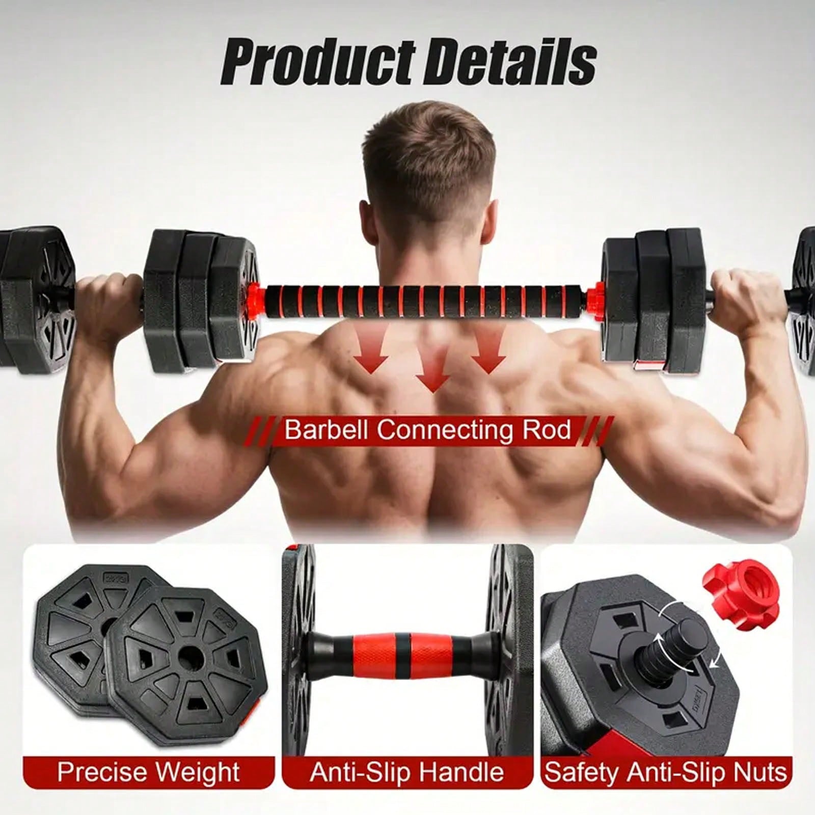 44파운드 프리 웨이트 세트(커넥터 포함), 조절 가능 - Home Gym Used 리뷰 및 가격