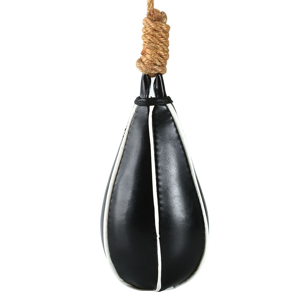 빈티지 스타일의 갈색 인조 가죽 소재, 물방울 모양의  - Speed Bag Boxing 리뷰 및 가격