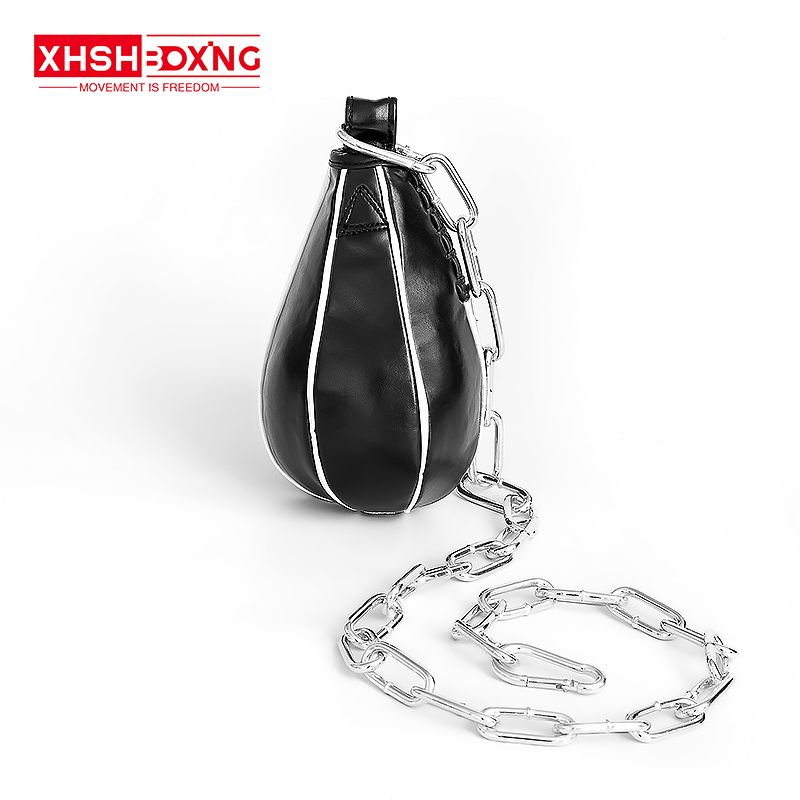 빈티지 스타일의 갈색 인조 가죽 소재, 물방울 모양의  - Speed Bag Boxing 리뷰 및 가격