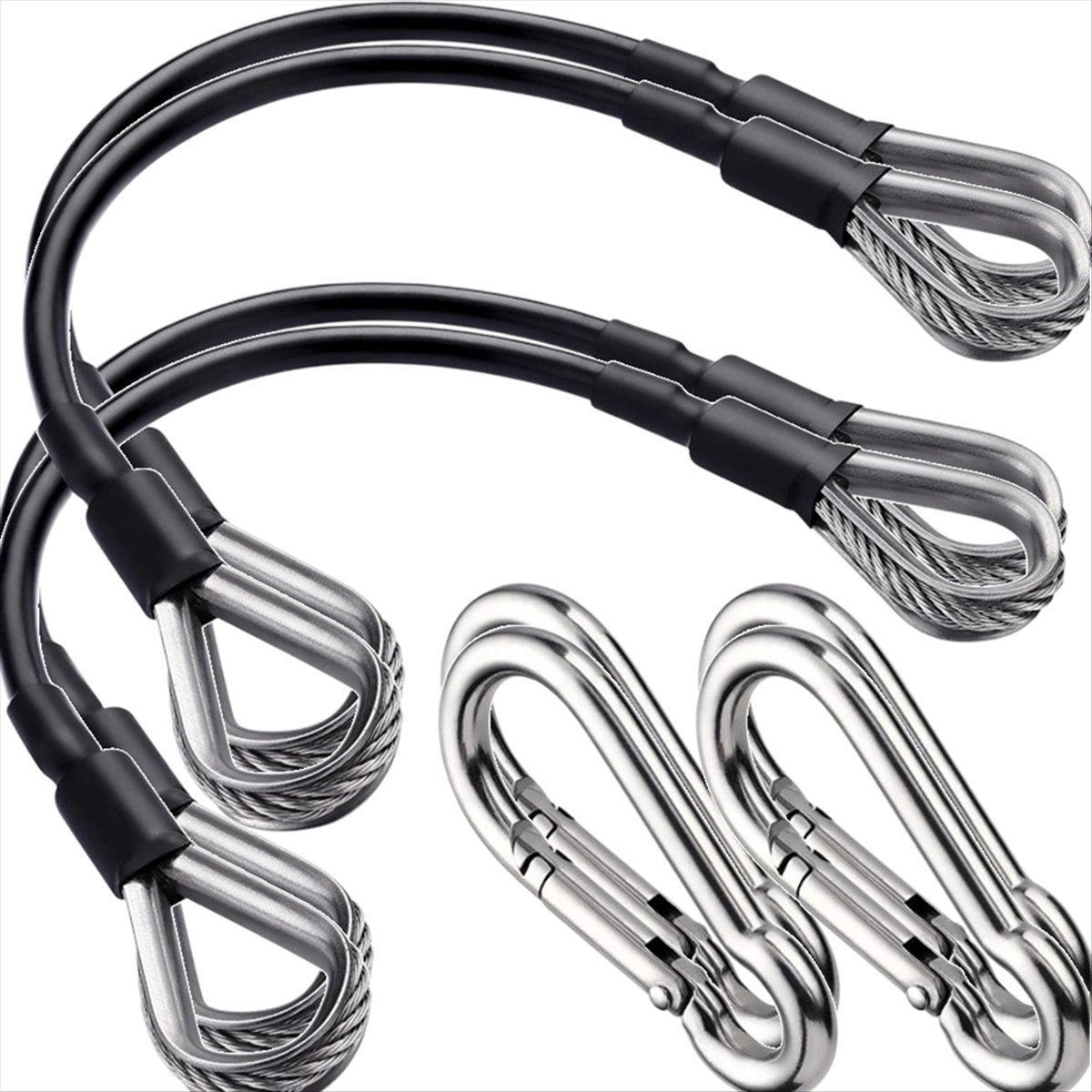 ABPF 4개 짐 케이블 연장 케이블, 10인치 카라비 - Home Gym Cable 리뷰 및 가격