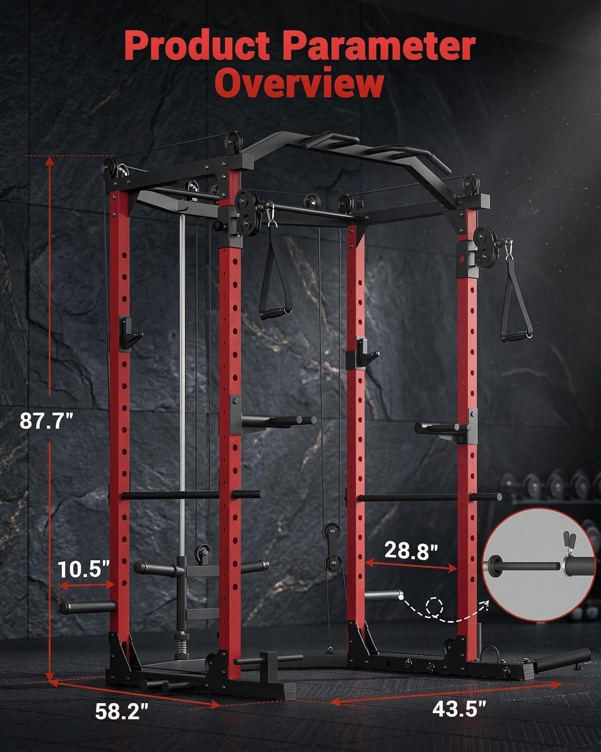 파워 케이지, 케이블 크로스오버 시스템이 있는 홈짐용  - Home Gym Custom 리뷰 및 가격