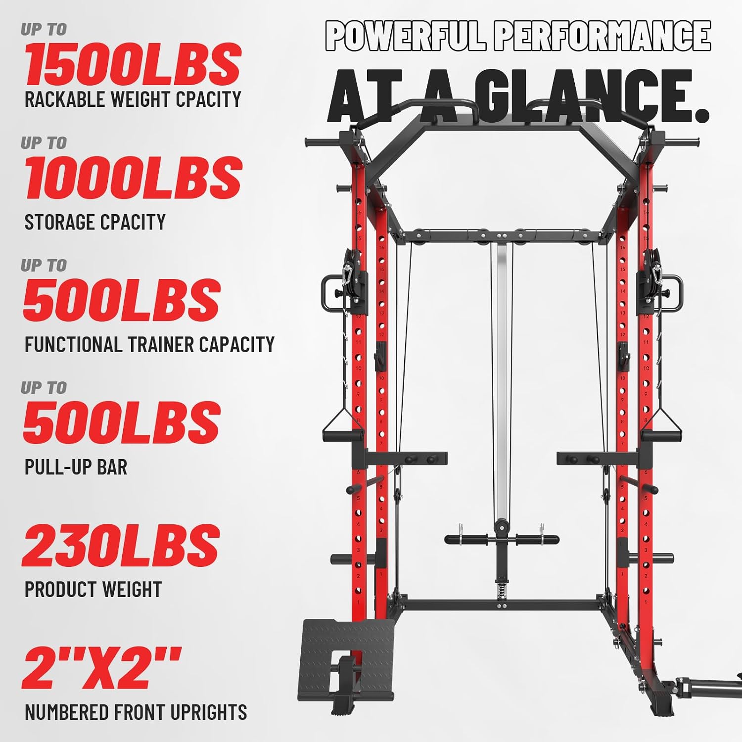 케이블 크로스오버 및 랫 풀다운 시스템이 있는 파워 케 - Home Gym Lat Pulldown 리뷰 및 가격